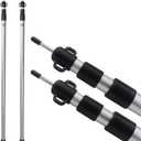 Sunnyglade 2 Pcs Adjustable Tarp Poles, Silver , Telescoping Aluminum Rods Portable Awning Poles for Camping,Backpacking,Hiking(Set of 2), 43.5 Inches X [Width]