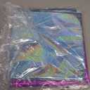 Purple & Blue & Fuchsia Red Holographic Tablecloth 40" x 108" Party Decoration Valentine's Day Birthday Party Table Decor Iridescence Plastic Table Cloth for Halloween Bachelorette Supplies