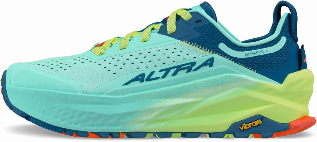 ALTRA Women's Olympus 6 Trail Running Shoe (8, Teal)