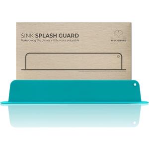 BLUE GINKGO Sink Splash Guard - (Upgraded Design) Premium Silicone Water Splash Guard for Sink | Kitchen Island Sink Backsplash Guard (18.9 x 2.9 Inch) - Teal