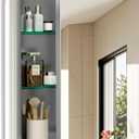 20 x 26 Inch Bathroom Medicine Cabinet with Beveled Edge Mirrored Door,Medicine Cabinet,Bathroom Mirror Cabinet,Home Medicine Cabinets with 2 Adjustable Shelves, Recessed or Surface Mount Installation