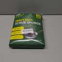 HOMEXCEL Sponges Kitchen 24pcs Heavy Duty for Dishes, Yellow Scrub Cleaning Sponge for Non-Coated Cookware, Dishes, Pots, Pans, Dual Sided Dish Sponge for Kitchen, Household, Bathroom