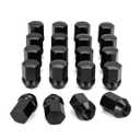 M14x1.5 Lug Nuts Fit Cadillac CTS Chevy Camaro Dodge Charger Challenger Charger Tesla, 20PCS OEM/Stock Style Black 14mmx1.5 Wheel Lug Nuts 7/8" Hex Replace 6509873AA 611-331 6509-873AA 5Lug Rim Sedan