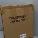 Acrylic Display Case for Collectibles, Clear Storage Bin with 3 Adjustable Layers and 1 Removable Divider, Stackable Clear Storage Box with Magnetic Door for Figures, Home or Office,Large