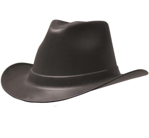 OccuNomix VCB200-06 Vulcan Cowboy Style Hard Hat with Ratchet Suspension, Black, One Size