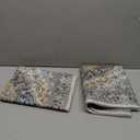 nunubaby Washable Pee Pads for Dogs, Stylish, Non-Slip and Leak-Proof Pee Pads. Reusable Potty Pads for Dogs for Crates and Floors.(Beige/Multi, 24" x36" ) 2 Pack