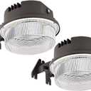 2-Pack LED Barn Light 50W, 6500lm Dusk to Dawn Yard Lighting with Photocell, 5000K Daylight 500W MH/HPS Replacement, IP65 Waterproof for Outdoor Security/Area Light