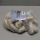 2 Pack 10ft Natural Twisted Cotton Rope - Strong Triple-Strand Rope for Sports, Crafts, Indoor/Outdoor Use