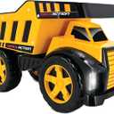 Maxx Action 16" Steel Dump Truck, Realistic Lights & Sounds, Heavy Duty Metal Truck Bed, Extra Large Wheels, Rugged Construction Vehicle Toy for Kids, Ages 3+, Indoor and Outdoor Play, 15.3 inches