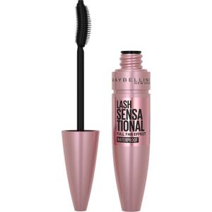 Maybelline Lash Sensational Waterproof Mascara, Lengthening and Volumizing for a Full Fan Effect, Brownish Black, 1 Count (0.3 Fl Oz (Pack of 1))