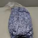 Bedfolks Calming Donut Dog Bed - 36 Inch Round Plush Beds for Large Dogs, Anti-Anxiety Machine Washable (Navy Blue, Large)