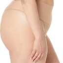 Maidenform womens Tame Your Tummy Lace Thong Panties, Firm Control Shapewear Thong, Cool Comfort (Beige, XXL)