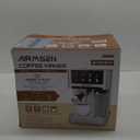 AIRMSEN 20 Bar Espresso Machine with Automatic Milk Frother, Cappuccino & Latte Coffee Maker with Quick Brew Dual Boiler (1350W + 1000W), Stainless Steel, 60oz Water Tank, Touchscreen