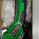 Cardboard Cutter, Rechargeable Cordless Electric Scissors, 4V Upgrade Motor Electric Box Cutter with 2 Blades, Safety Lock & LED Light, Powerful Cutting for Cardboard Box, Plastic, Leather (Green)