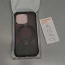 TORRAS Ostand Q3 Air for iPhone 15 Pro Case with 360 Magnetic Stand, Fit for MagSafe, Mil-Grade Drop Tested, Camera Control Button, Shockproof Phone Case for iPhone 15 Pro 6.1", Shadow Black