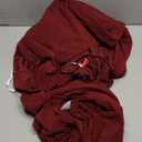 ZNSAYOTX 2 Piece Chair Covers for Living Room with Arms Anti Slip Stretch Arm Chair Slipcovers Sofa Armchair Slipcover Machine Washable Furniture Protector (Red, Chair) (Small)