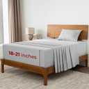 Mellanni Extra Deep Twin XL Sheets - 3 PC Iconic Collection Bedding - Hotel Luxury, Ultra Soft, Cooling Bed Sheets - Wrinkle, Fade, Stain Resistant (Twin Extra Long, Light Gray), Twin XL - EXTRA DEEP pocket