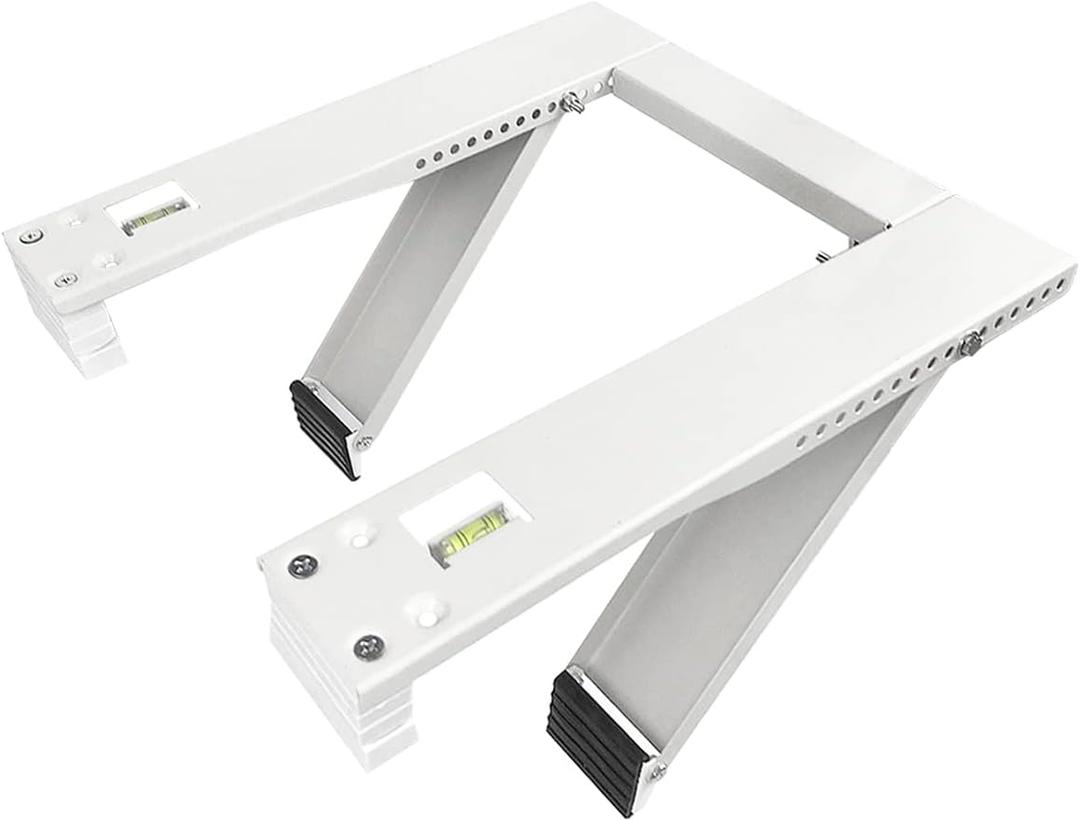 Qualward Air Conditioner Bracket Window AC Support Brackets - Heavy Duty with 2 Arms, Up to 180 lbs for 12000 to 24000 BTU AC Units