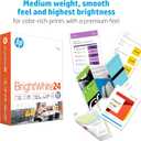 HP Papers | 8.5 x 11 Paper | BrightWhite 24 lb |1 Ream - 500 Sheets| 100 Bright | Made in USA - FSC Certified | 203000R