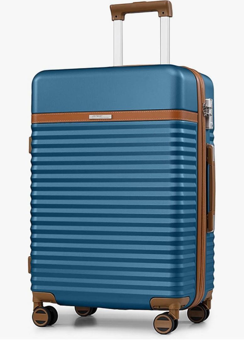 Joyway Luggage with Spinner Wheels, Expandable Hardside Checked-Medium Suitcase, ABS Lightweight Rolling Checked with TSA Lcok 20"x13"x9"