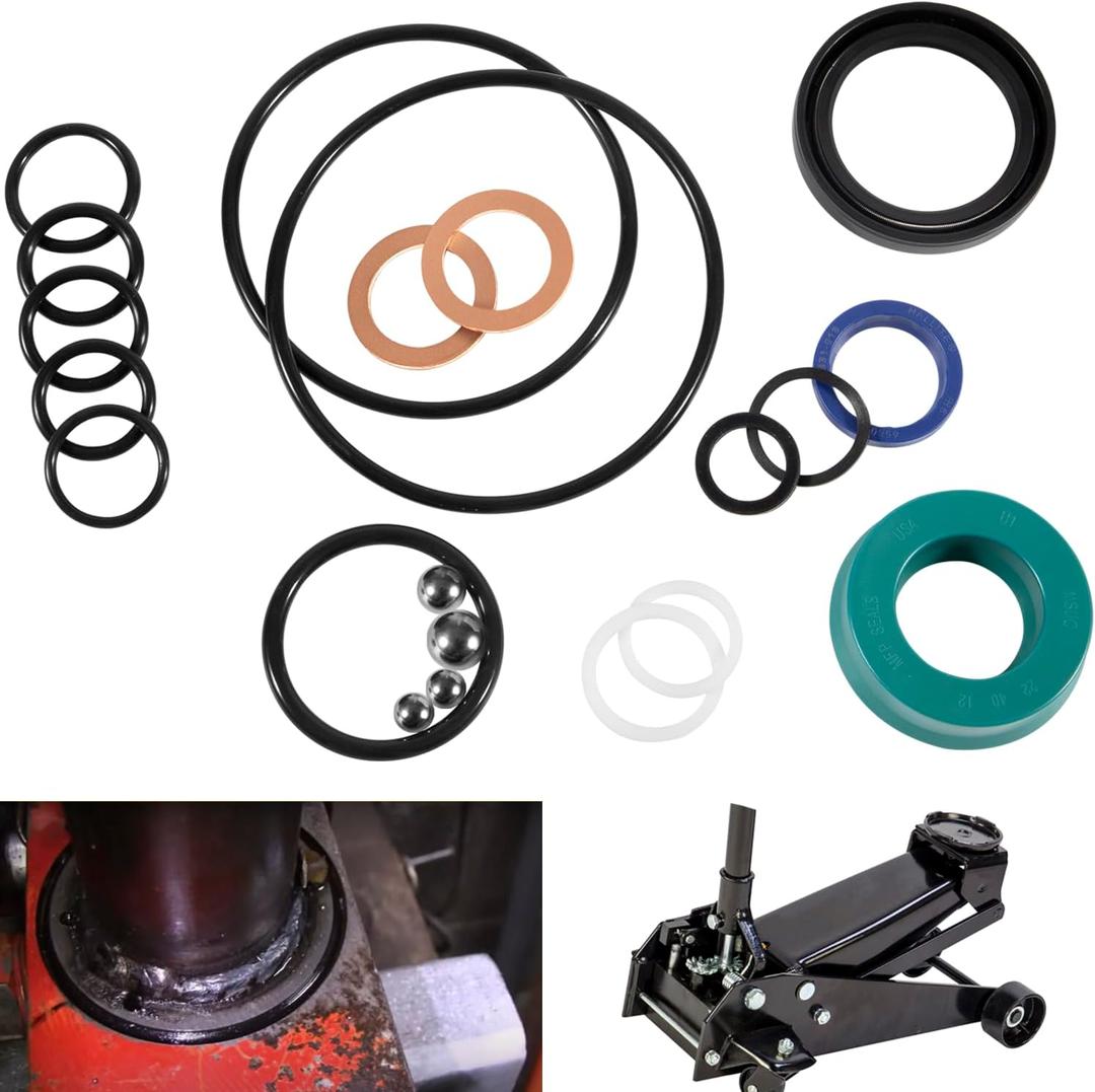 328.12160 Floor Jack Seal Kit for Craftsman 2 Ton Floor Jack Replacement Part for Repairs,Seal Replacement Kit (21pcs)