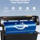 VEVOR Vinyl Cutter 34 Inch Bundle, Vinyl Cutter Machine Manual Vinyl Plotter Cutter with Signmaster Software for Design and Cut, with Supplies and Tools
