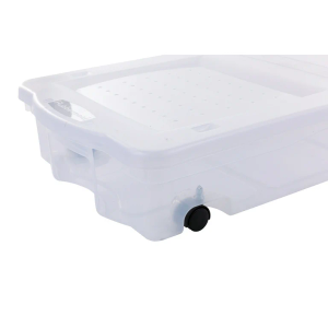 Underbed Storage Box with Wheels, 68 qt. 1-Pack OH30074