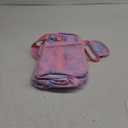 Dance Bag for Girls - Kids Duffle Bag with Shoe Compartment, Waterproof Ballet Gymnastics Overnight Bag with Dry/Wet Pockets(Tie-Dye Pink)