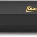 Kaweco CLASSIC SPORT Fountain Pen Black with 23 Carat Gold-Plated Steel Nib and Iridium Tip for Ink Cartridges I Sport Fountain Pen 13 cm I Nib: BB (Extra Broad)