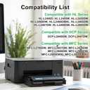 TN830XL Compatible Toner Cartridge Replacement for Brother TN830XL TN-830XL TN-830 Toner Compatible with Brother DCP-L2640DW HL-L2405W HL-L2460DW HL-L2480DW MFC-L2820DW HL-L2400D Printer (2 Black)