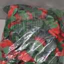 Aneco 4 Pack 32 FT Red Flower Garland Artificial Rose Vines Roses Fake Vine Flowers Plants Party Supplies for Holiday Wedding Garden Craft Art Decoration