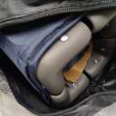 Pamo Babe Travel Foldable Portable Bassinet Baby Infant Comfortable Play Yard Crib Cot with Soft Mattress Breathable Mesh Walls, and Carry Bag Blue