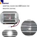 2PK W11462342 Refrigerator LED Light Module Assembly Fits for Whirlpool Refrigerator LED Light Module