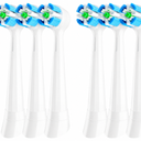 6 Pcs Replacement Heads Compatible with Oral B iO Series Electric Toothbrush, Individually Wrapped, White