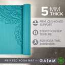 Gaiam Yoga Mat - Premium Thick Non Slip Exercise & Fitness Mat for All Types of Yoga, Pilates & Floor Workouts