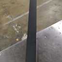 6FT Stainless Steel T304 Handrail Black with POM Connector, Black Rectangular Cable Railing Handrail Flat Deck Top Rail with SS304 End Caps for Indoor Outdoor Deck Stair Cable Railing System