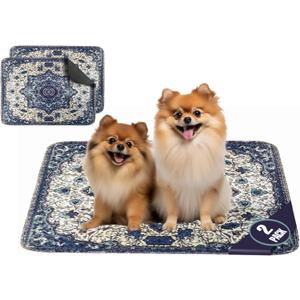 PUPIBOO Washable Pee Pads for Dogs and Cats - Super Absorbent Reusable Puppy Training Pads - 100% Waterproof, Leak-Proof & Non-Slip Whelping Pads for Pet Housebreaking
