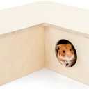 Niteangel Multi-Chamber Hamster House Maze: - Multi-Room Hideouts & Tunnel Exploring Toys for Hamster Gerbils Mice Lemmings (3-Room Large)