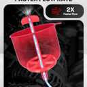 BILITOOLS No-Spill Coolant Funnel Kit - 12PCS Specialized Radiator Flush & Burping Funnel Kit with 5 Adapters, Compatible with GM & Ford, Leak-Proof & Air Bleeding Radiator Fill Funnel, Thickened Set