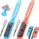 2 Pack [Switch 2/1/OLED] Zelda Sword Accessories for Nintendo Switch 2(2025)/1/OLED Joypad Controller, Sword Hand Grip for Nintendo Switch Sports/Legend of Zelda: Tears of the Kingdom/Skyward Sword HD