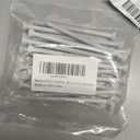 WenSilon(30 PCS) 1/4" x4 White Concrete Screw Anchor White Flat Head for Anchoring to Masonry, Block or Brick Stucco