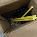 Golf Alignment Sticks - Golf Sticks Alignment Aid Golf Alignment Rods for Aiming, Putting, Full Swing Trainer, Posture Corrector Golf Training aid with Clear Tube Case