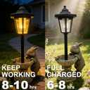 Solar Rabbit Garden Statue for Outdoor Decor with Lantern - Lawn Decoration 15.8 Tall Bunny Figurine Lights for Patio, Yard, Porch Ornament - Valentine's Day Gifts for Mom, Grandma, Women