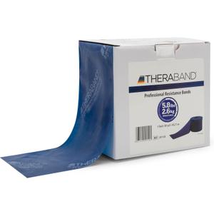 THERABAND Resistance Bands, 50 Yard Roll Professional Latex Elastic Fitness Band For Upper & Lower Body & Core Exercise, Physical Therapy, Pilates, Yoga, Stretching, Home Workouts, & Rehab (Blue - Extra Heavy)