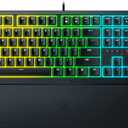 Razer Ornata V3 Gaming Keyboard: Low Profile Keys - Mecha Membrane Switches - UV Coated Keycaps - Backlit Media Keys - 10 Zone RGB Lighting - Spill Resistant - Magnetic Wrist Wrest Snap Tap (Black)