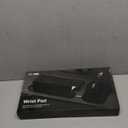 Ergonomic Mouse Pad and Keyboard Wrist Rest Support Set, Massage Design Mousepad for Carpal Tunnel Pain Relief, Memory Foam, Non-Slip PU Base for Computer Desk, Black