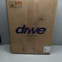 Drive Medical TS19 Aluminum Transport Chair with Removable Flip-Back Arms, Blue