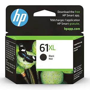 HP 61XL Black High-yield Ink | Works with DeskJet 1000, 1010, 1050, 1510, 2050, 2510, 2540, 3000, 3050, 3510; ENVY 4500, 5530; OfficeJet 2620, 4630 Series | Eligible for Instant Ink | CH563WN