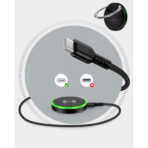 Samsung MagSafe Wireless Charger 15W Fast Charging Pad for Samsung Galaxy S25 Ultra S24 Magnetic Charger Finger Holder Stand for iPhone 17 17Pro 17 Air 16e 16 Pro Max 15 Android Apple Pixel 10 Pro