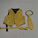 S.H. Churchill & Co. Boys 4 Piece Formal Paisley Vest and Tie Set 2T